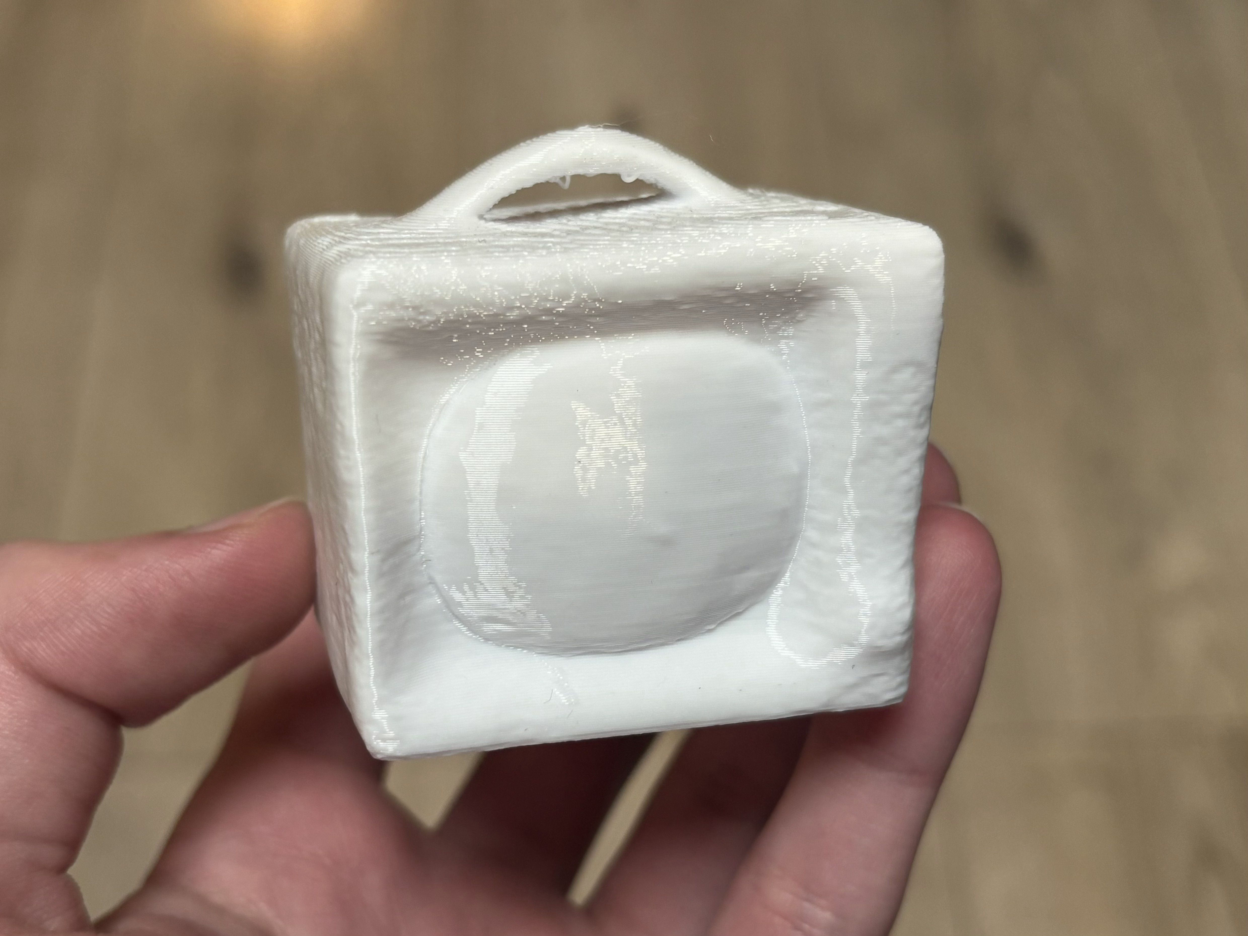 3D printed clay TV asset