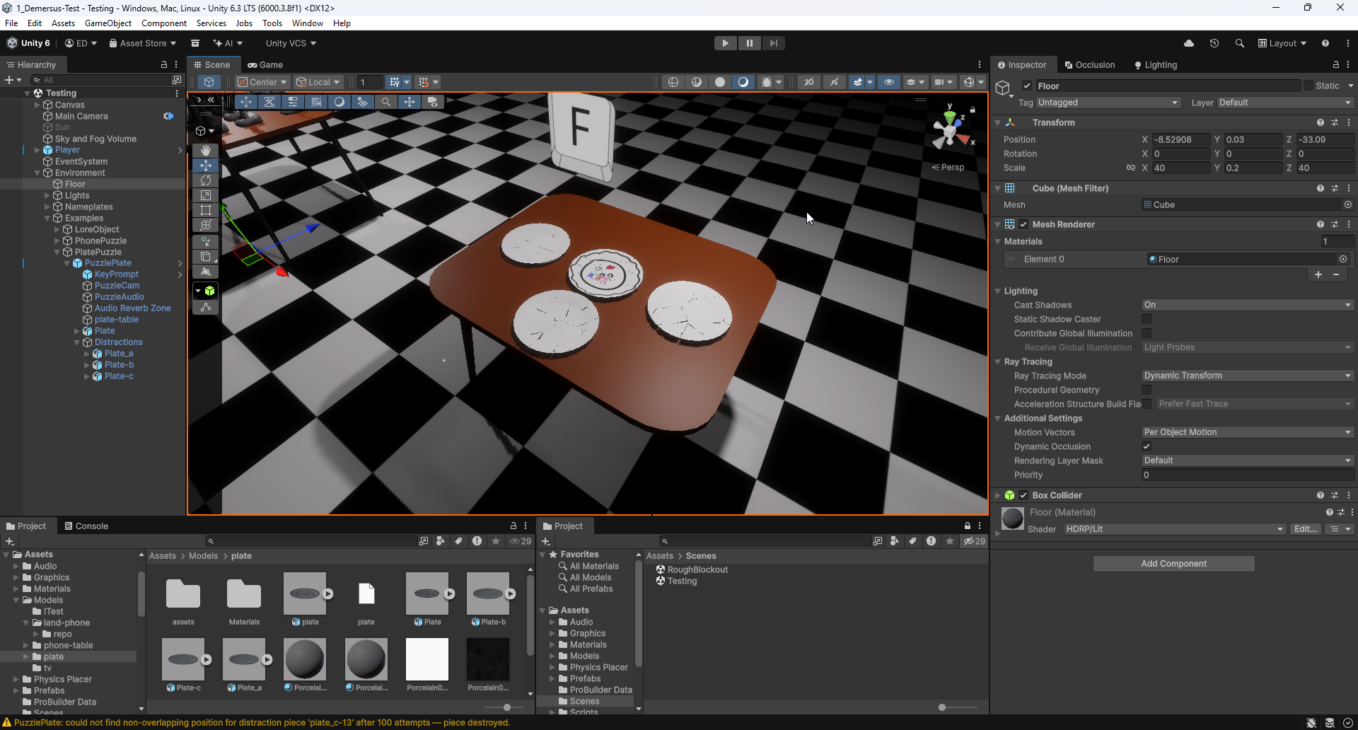 Setting up distraction plates