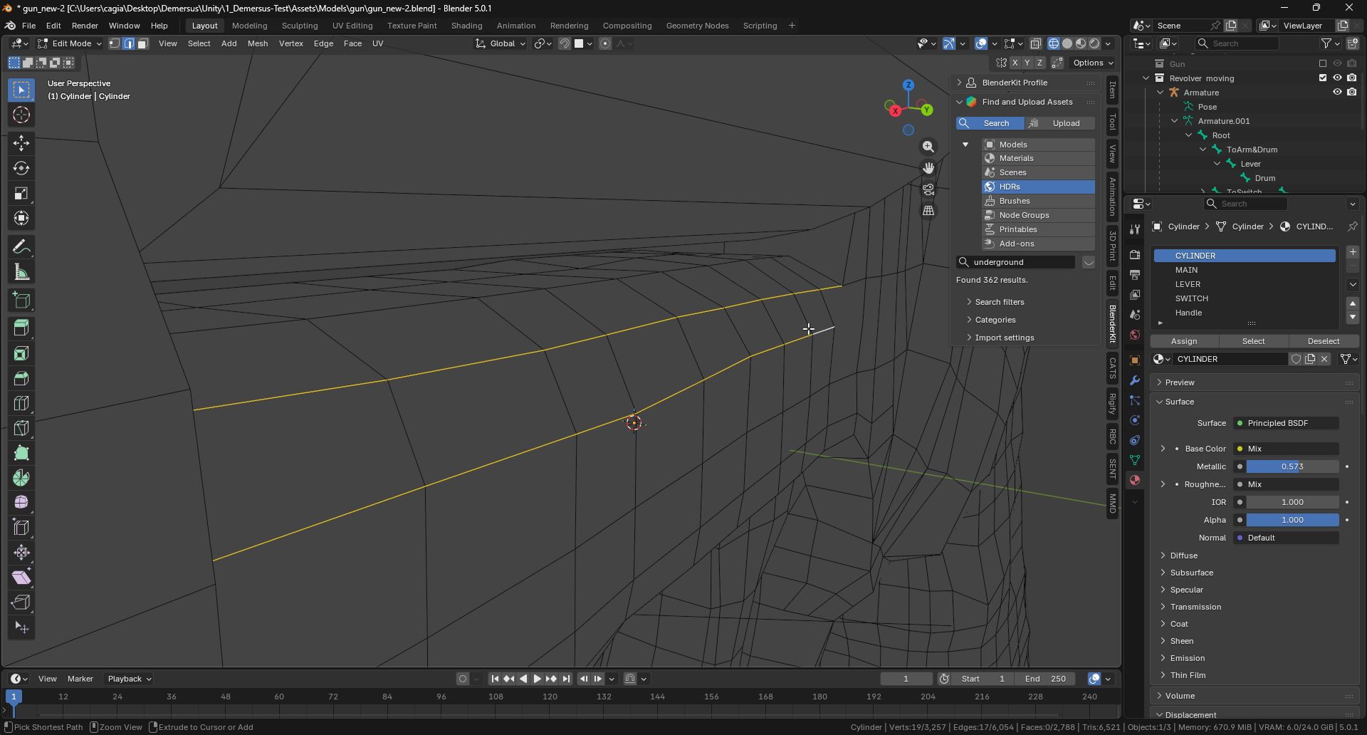 Revolver armature issue #1