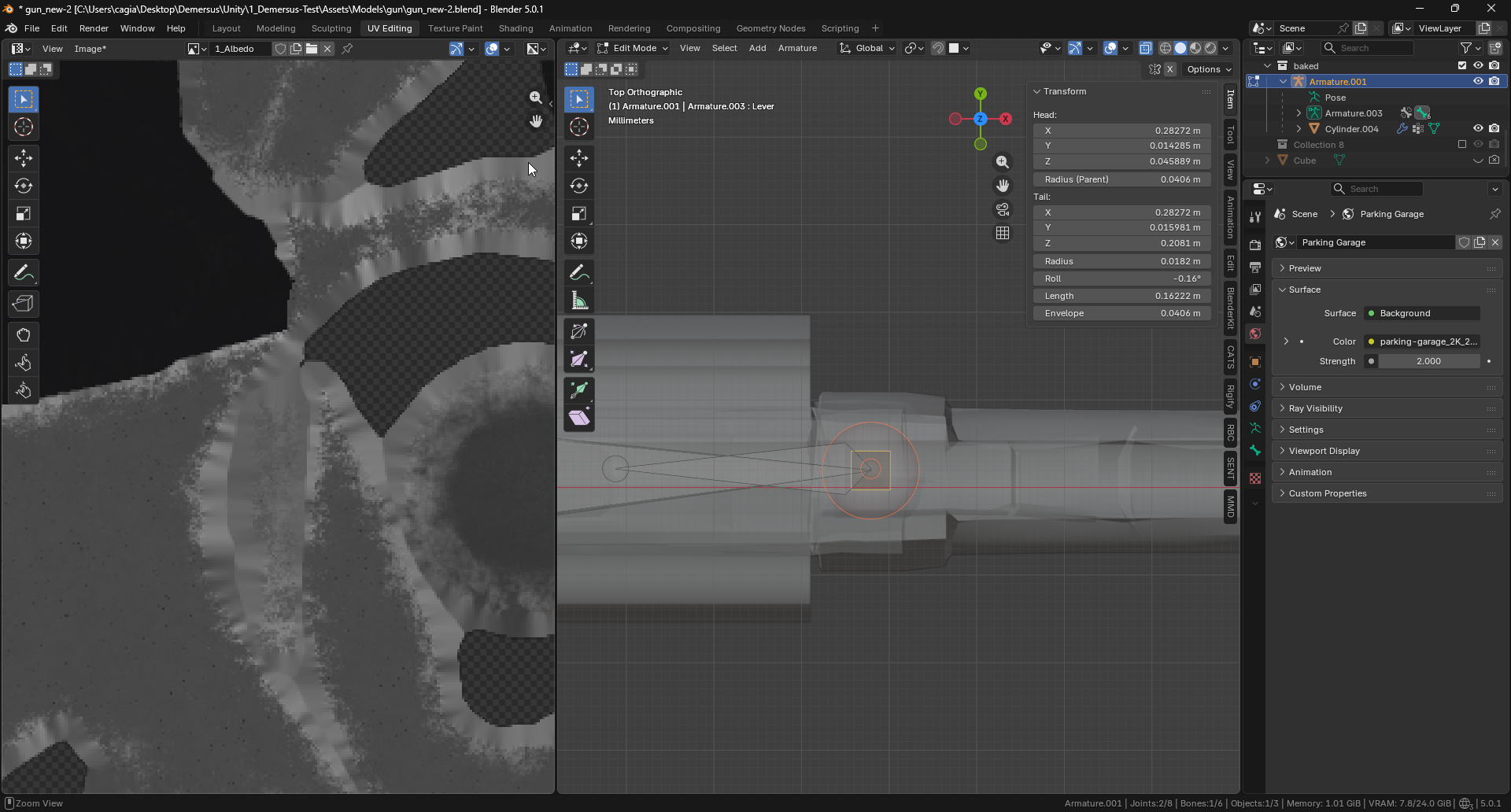 Revolver armature issue #2