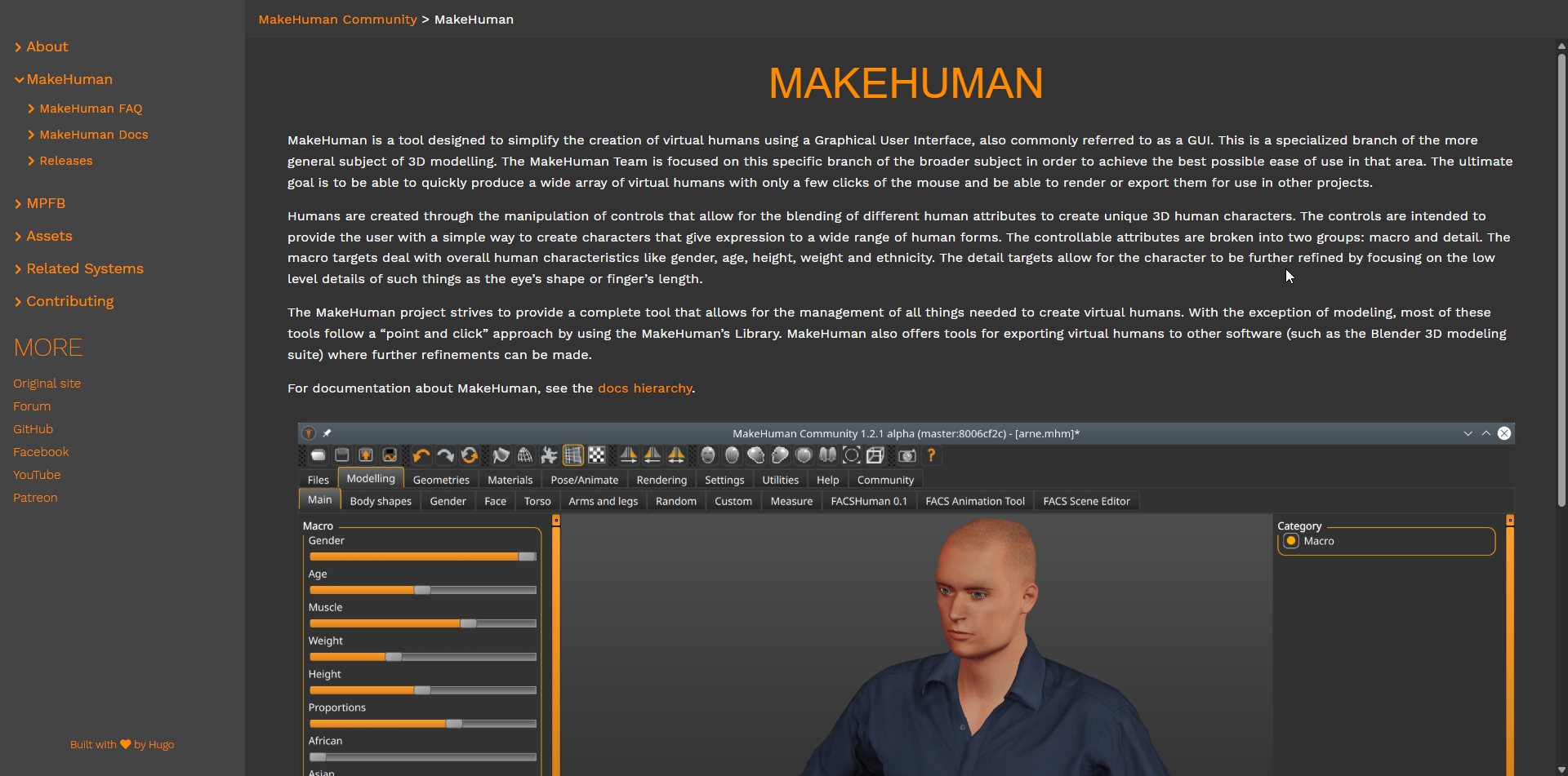 Mocap Research MakeHuman